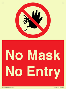 No Mask No Entry